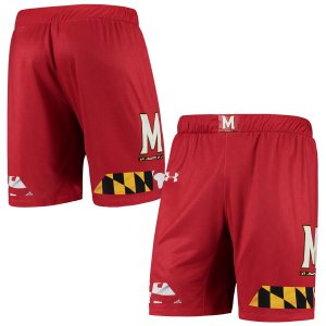 Мужские красные баскетбольные шорты Maryland Terrapins Replica Under Armour