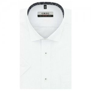 Рубашка , размер 52/54, белый GREG. Цвет: белый