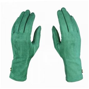 Перчатки, размер 6-8 (17-21 см), зеленый Kamukamu. Цвет: зеленый