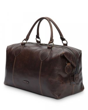 Кожаная спортивная сумка Logan Overnight , цвет Brown Frye