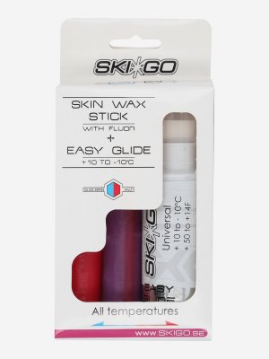 Набор для лыж с камусом Skin Wax, Мультицвет Ski Go