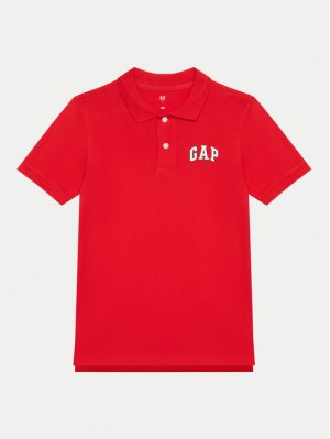 Рубашка поло стандартного кроя Gap, красный GAP