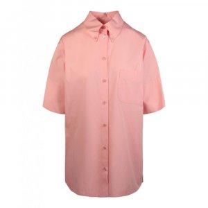 Тканая рубашка на пуговицах розовый Salvatore Ferragamo