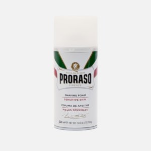 Пена для бритья Shaving Sensitive Green Tea & Oatmeal Proraso. Цвет: белый