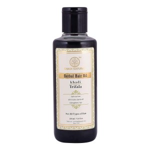 Масло для волос с Трифалой: против перхоти (210 мл), Triphala Herbal Hair Oil, Khadi Natural