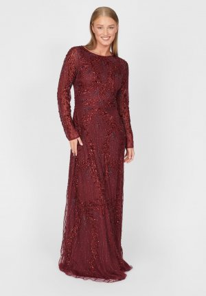 Вечернее платье Embellished Sequins BEAUUT, цвет berry Beauut