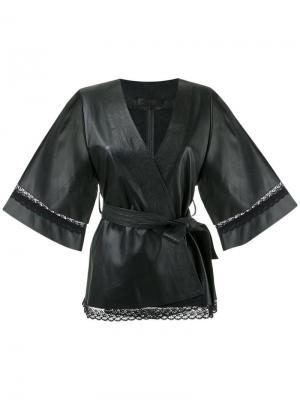 Leather kimono Talie Nk. Цвет: чёрный