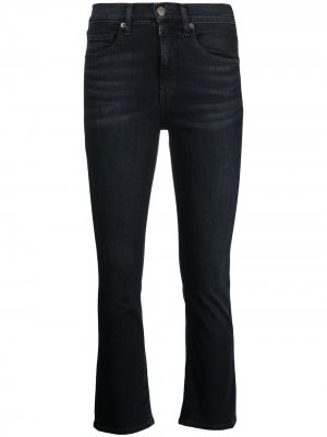 Расклешенные джинсы средней посадки Veronica Beard. Цвет: черный
