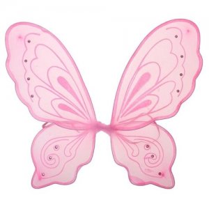 Карнавальные крылья Бабочка, цвет розовый Bristol Novelty