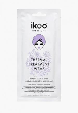 Маска для волос ikoo infusions Thermal Treatment Wrap -Detox & Balance 1 шт. Цвет: прозрачный