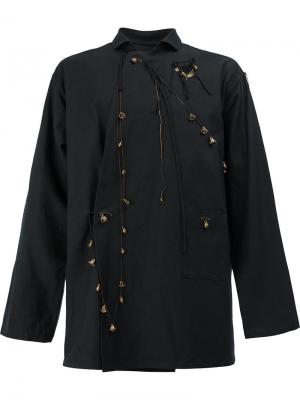 Куртка с декоративными подвесками Yohji Yamamoto. Цвет: чёрный