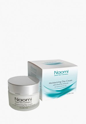 Крем для лица Naomi Dead Sea Cosmetics нормальной и жирной кожи с минералами  Мертвого моря. Цвет: прозрачный