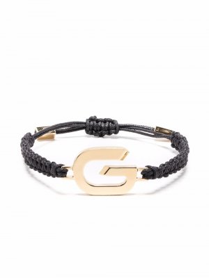 Браслет с G-образной подвеской Givenchy. Цвет: черный