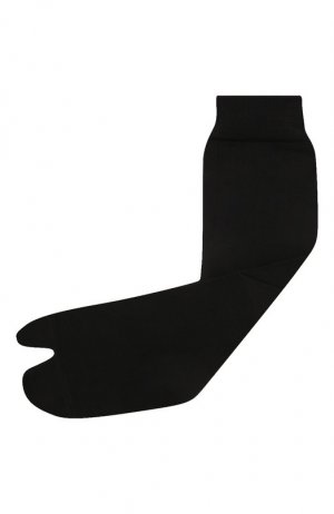Хлопковые носки Maison Margiela. Цвет: чёрный