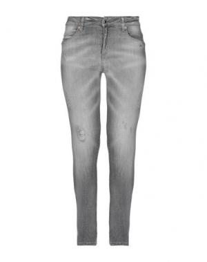 Джинсовые брюки AB/SOUL. Цвет: серый
