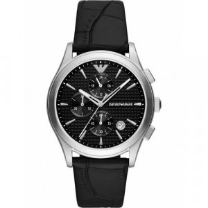 Наручные часы AR11530, черный, серебряный EMPORIO ARMANI. Цвет: черный