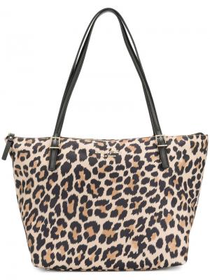 Большая сумка-шоппер Kate Spade. Цвет: коричневый