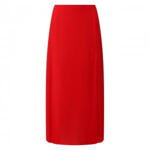 Шерстяная юбка Roland Mouret. Цвет: красный
