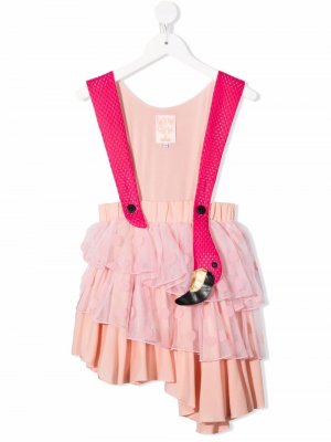 Платье Flamingo WAUW CAPOW by BANGBANG. Цвет: розовый