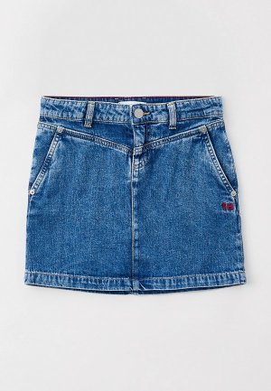 Юбка джинсовая Tommy Hilfiger. Цвет: синий