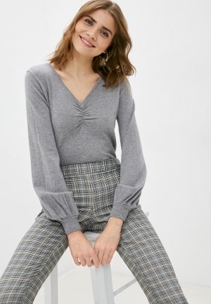 Пуловер B.Style. Цвет: серый