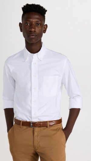 Рубашка White Oxford, белый Gitman Vintage