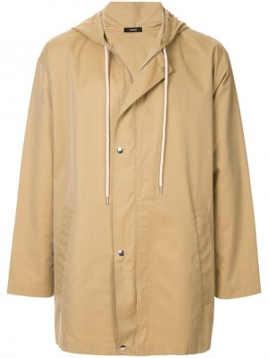 Непромокаемая куртка Bassike. Цвет: коричневый