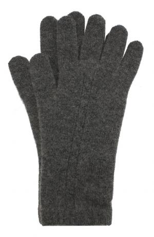 Кашемировые перчатки Tegin. Цвет: темно-серый