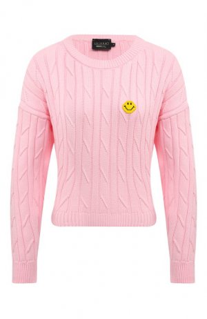 Хлопковый пуловер Joshua Sanders. Цвет: розовый
