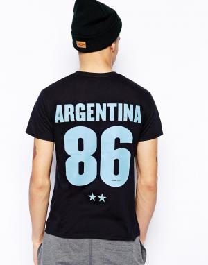 Футболка Argentina 86 Born Idol. Цвет: черный