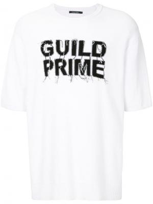 Трикотажный топ Guild Prime. Цвет: белый