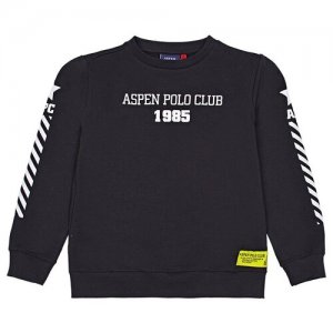 Свитшот для мальчика Aspen Polo Club 1031F0668 цвет черный 14 лет. Цвет: черный