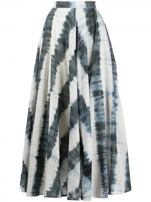 Carolina tie-dye long skirt Cara. Цвет: белый