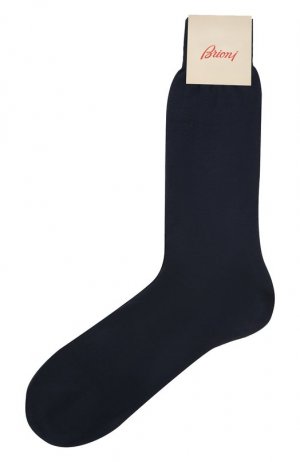 Хлопковые носки Brioni. Цвет: синий