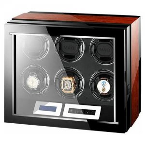 Заводные шкатулки для часов MQ-9203 M&Q. Цвет: коричневый/черный