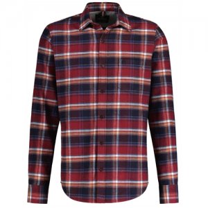 Рубашка для мужчин, Lerros, модель: 22O1047, цвет: бордовый, размер: M LERROS. Цвет: бордовый
