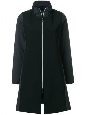 Panelled zipped coat Rrd. Цвет: чёрный