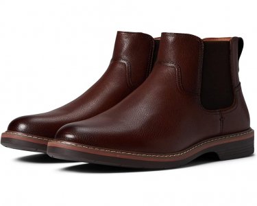 Ботинки Norwalk Plain Toe Gore Boot, цвет Cognac Smooth Leather Florsheim