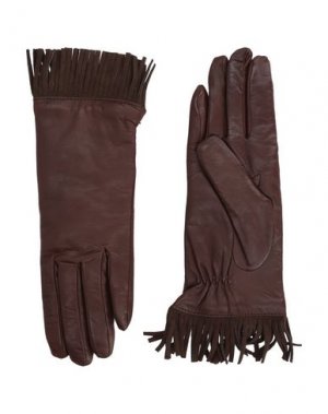 Перчатки ALPO. Цвет: темно-коричневый