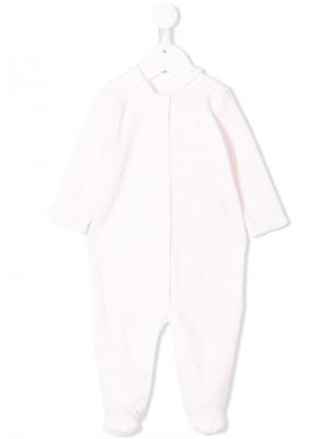 Пижама в полоску Ralph Lauren Kids. Цвет: розовый
