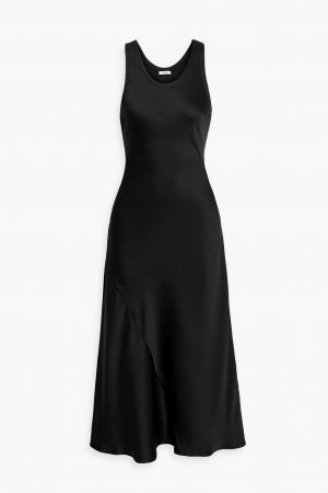 Платье миди Elodie из атласного крепа , черный IRIS & INK