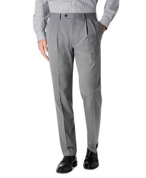 Мужские однотонные плиссированные классические брюки классического кроя , мульти Lauren Ralph
