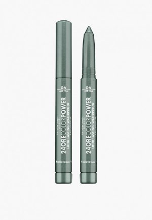 Тени-карандаш для век Deborah Тени карандаш стойкие, 24ORE COLOR POWER EYESHADOW, тон 06 золотисто-зеленый, 1,4 г. Цвет: зеленый