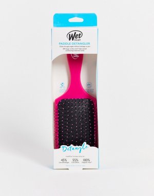Розовая щетка для волос Paddle Detangler-Розовый цвет WetBrush