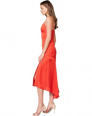 Платье Deanna Slip Dress, цвет Fire Red Bardot