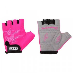 Перчатки , размер s, розовый, черный STG. Цвет: розовый