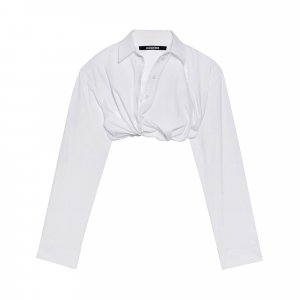 Рубашка La Chemise Bahia Courte, цвет Белый Jacquemus