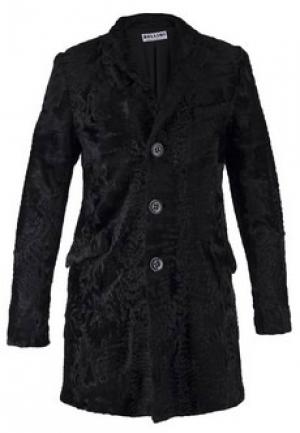 Меховое пальто каракуль BELLINI. Цвет: черный