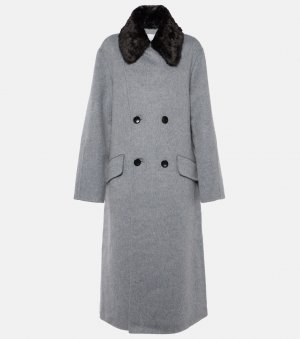 Пальто emma из смесовой шерсти white label , серый Proenza Schouler