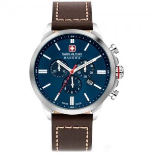 Наручные часы Chrono Classic II, синий, серебряный Swiss Military Hanowa